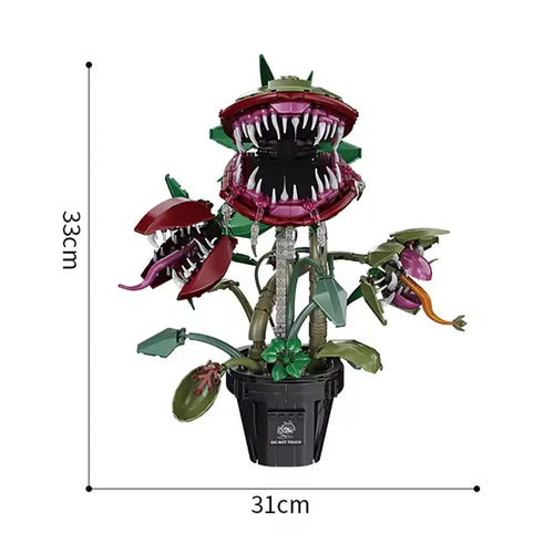 plante carnivore lego little shop of horrors 1118 pièces vert rose noir jaune