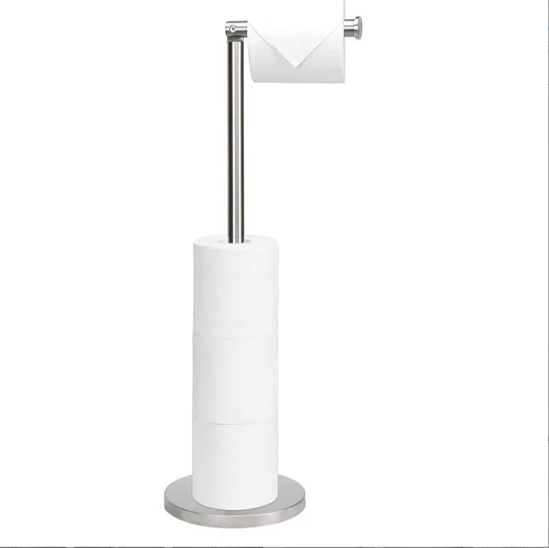 support papier toilette moderne brosse inoxydable noir or argent durable