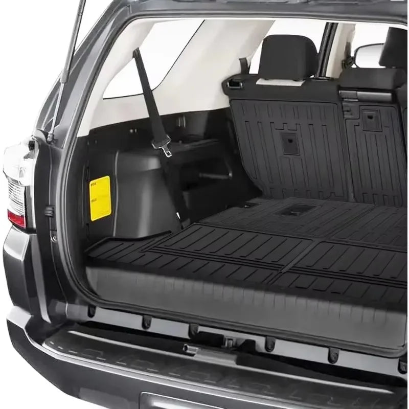 tapis sol voiture noir gris texturé moderne sportif antidérapant waterproof fixations trous complète set