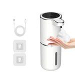 distributeur automatique savon noir blanc rechargeable tactile moderne minimaliste