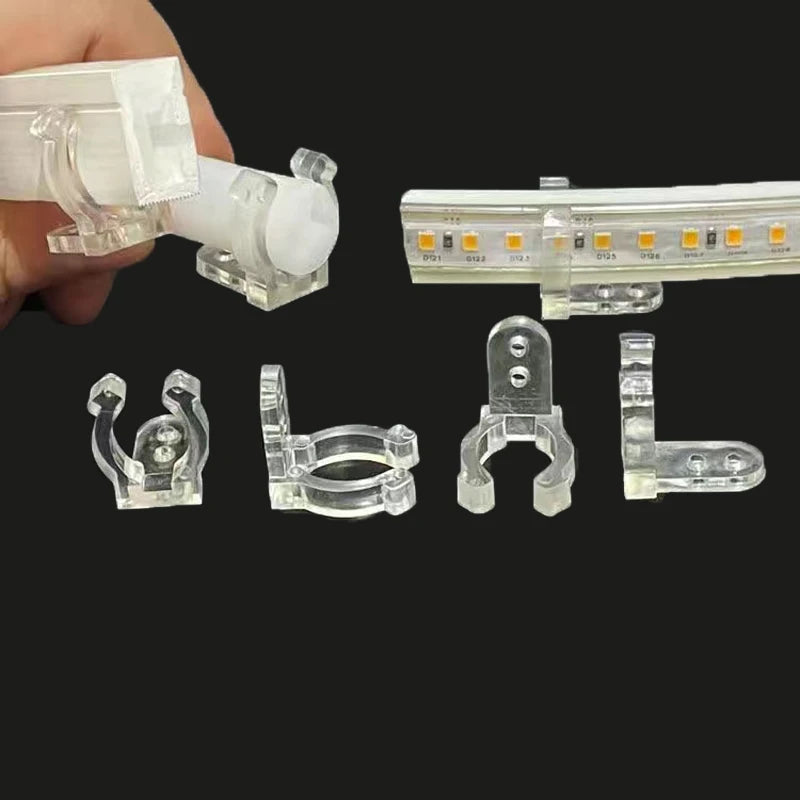 clips fixation câbles transparent basse tension 110v 220v certification fcc moderne led