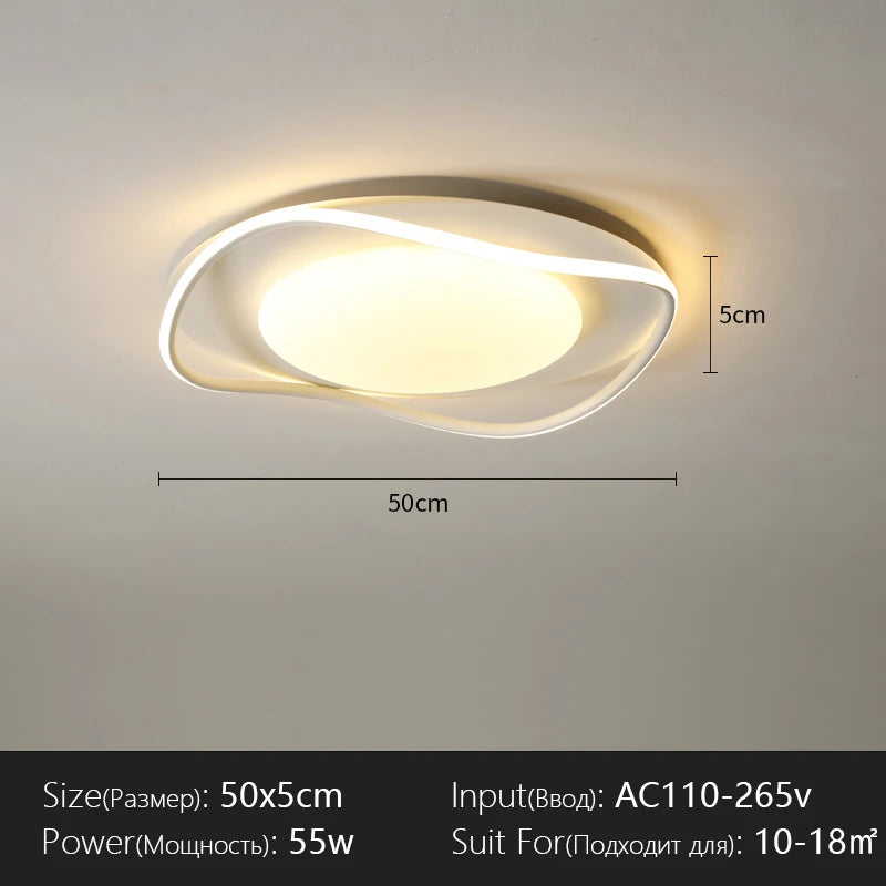 lampe led contemporaine moderne éclairage intérieur blanc opacité chambre salon