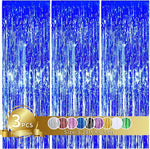 rideau tinsel or argent rose festif décoration anniversaire noël mariage festive