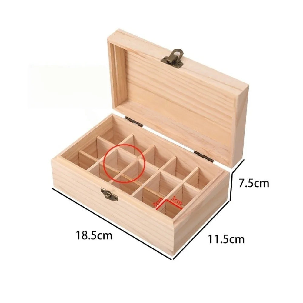 boîte bijoux bois clair 24 compartiments organisation bijoux classique respectueux environnement