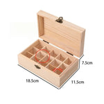 boîte bijoux bois clair 24 compartiments organisation bijoux classique respectueux environnement