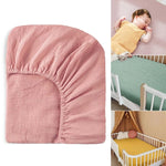 drap housse coton bébé ans rose pâle vert pastel gris clair bleu violet orange
