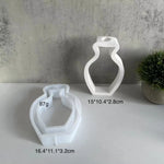 vases silicone blancs modernes contemporains artisanat bricolage hydroponiques gypse colle