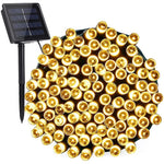 guirlande lumineuse solaire multicolore moderne modes ip67 étanche 300 led 33m