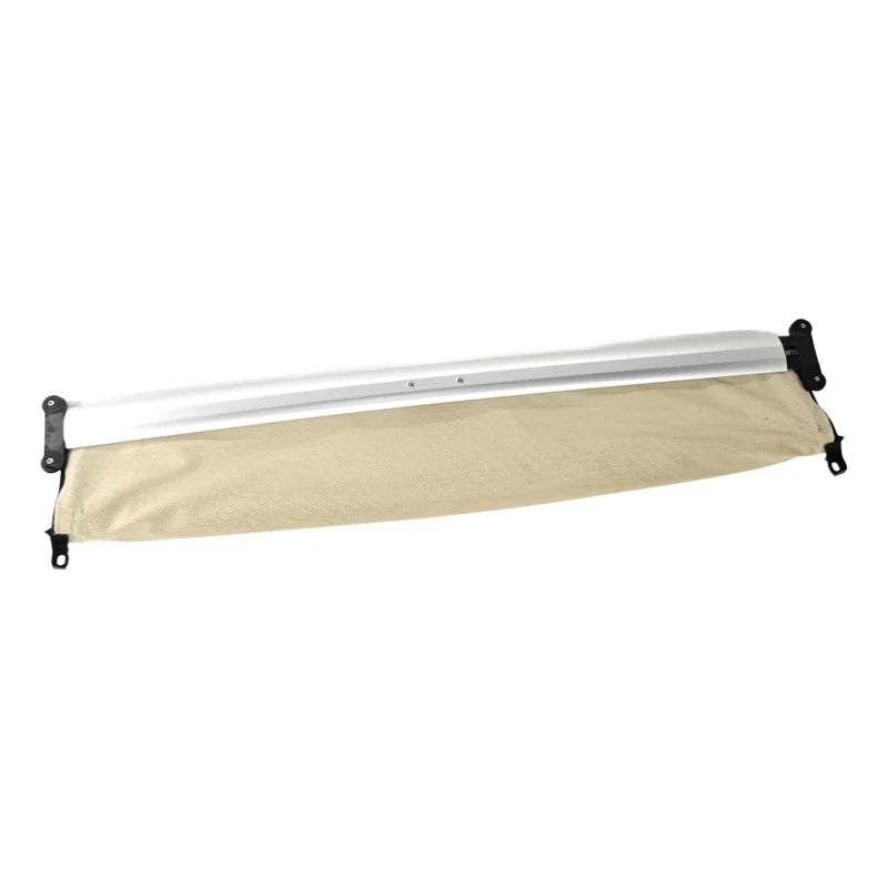 pare soleil tissu mailles clips fixation moderne voiture beige noir blanc