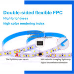 ruban led flexible blanc moderne 120 led mètre ic ws2811 smd 2835 24v