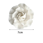 décoration murale fleurs artificielles céramique blanc gris moderne réaliste adhésif