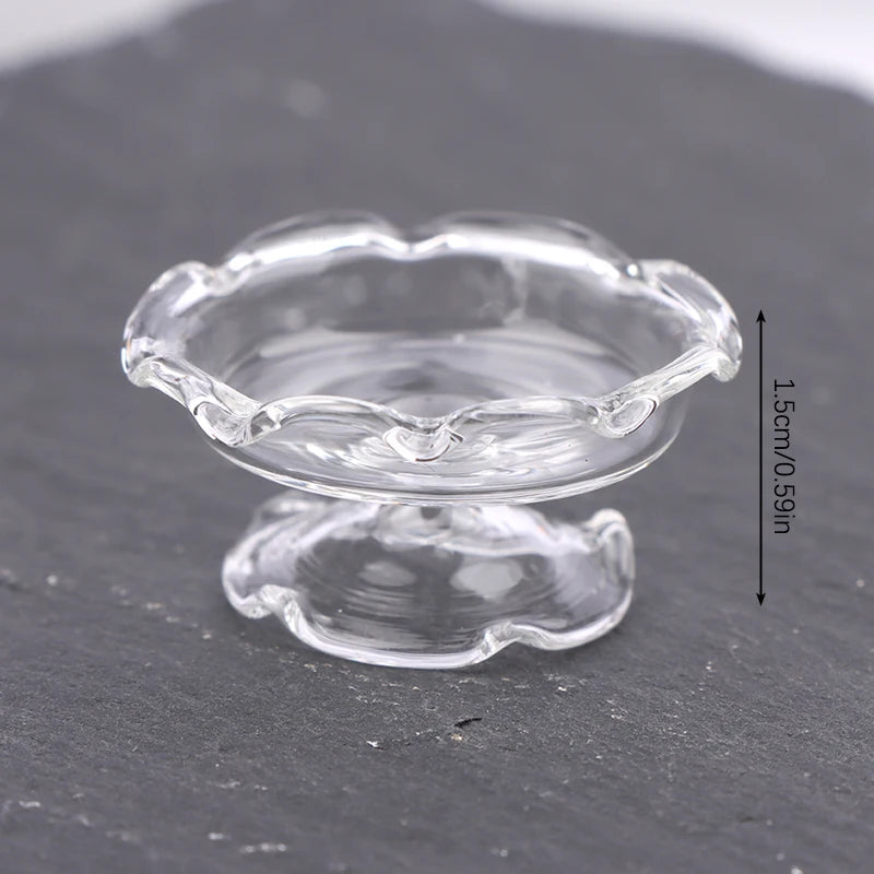 miniatures bouteilles verre transparent texturé vintage bouchons liège couvercle verre