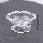 miniatures bouteilles verre transparent texturé vintage bouchons liège couvercle verre