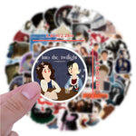 sticker cartoon personnages scènes textes vampires edward twilight opaques adhésifs collection diverses