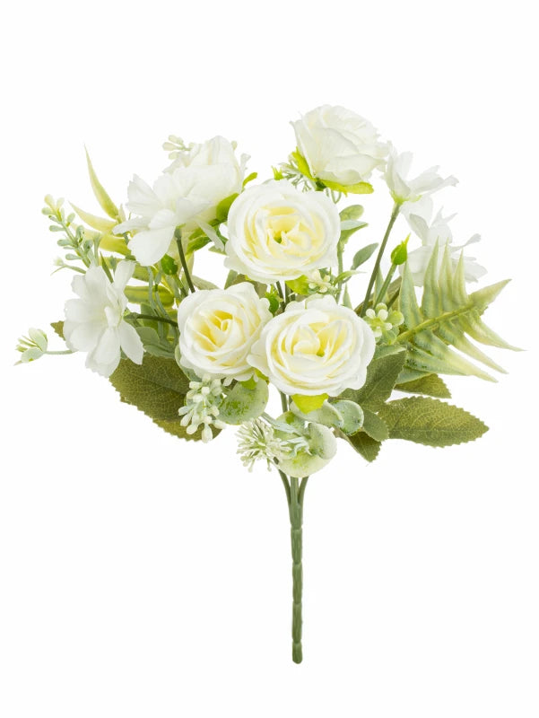 bouquet fleurs artificielles roses soie mariage décoration extérieur intérieur moderne minimaliste