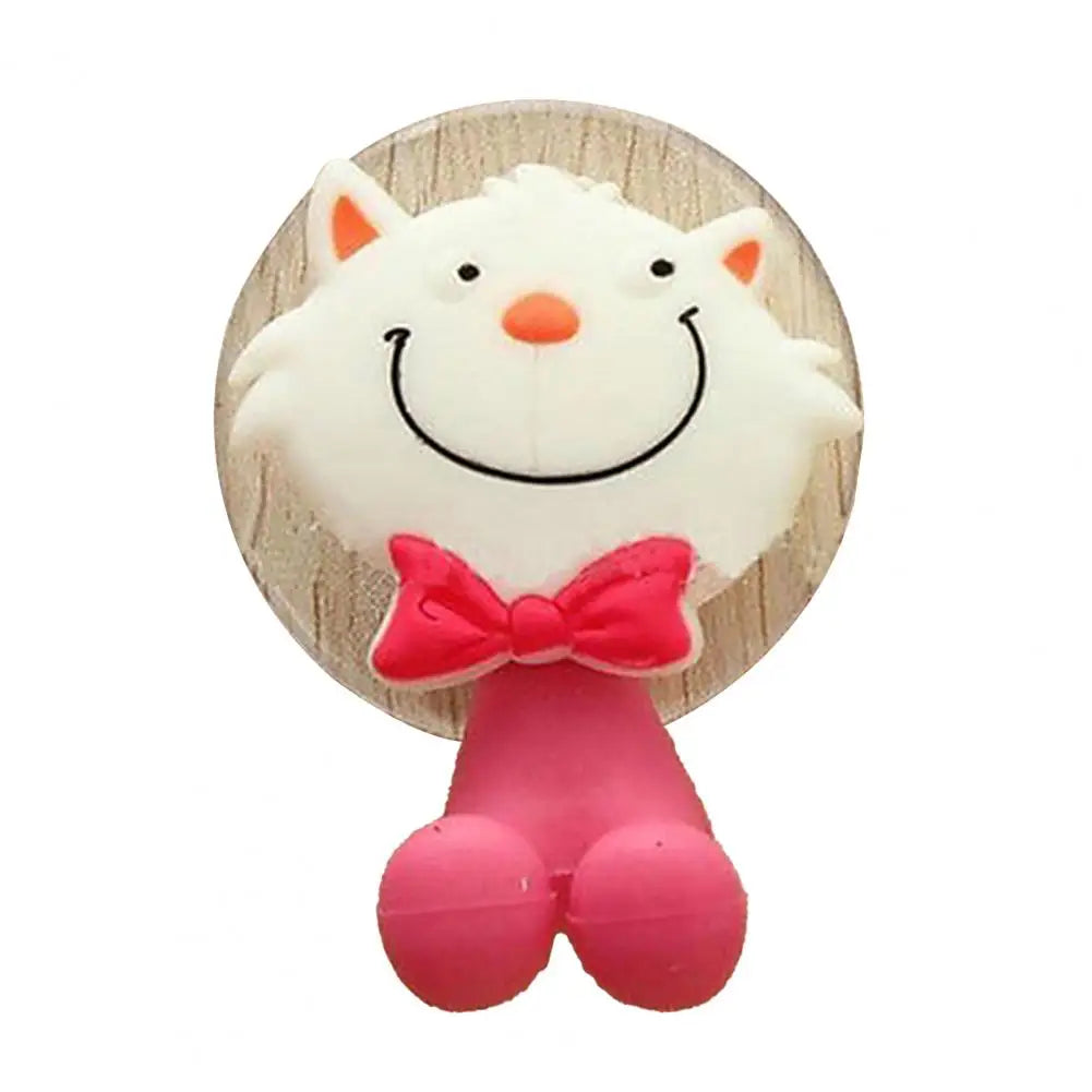 porte brosses dents animaux décoratifs vert jaune rose blanc gris adhésif suction enfants