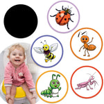 stickers adhésifs animaux cartoon marine vie marine enfants urinoirs éducatifs thermochromiques étanches