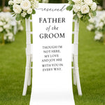 bannière mariage commémorative lettrage blanc vert bordure élégante clips decoration événement festive polyester