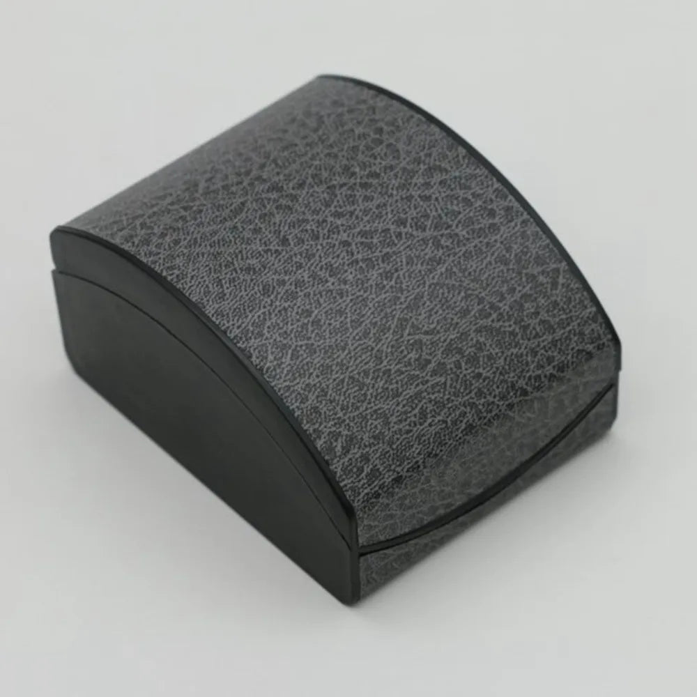 boîte montres simili cuir noir blanc rouge bleu moderne organisation rangement antipoussière usure