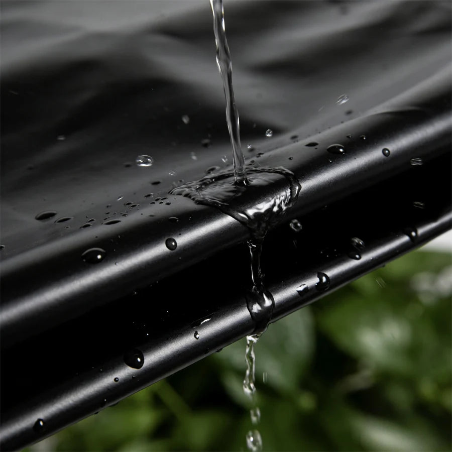 couverture canapé noir imperméable pvc moderne extérieure protection anti saleté