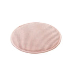 coussin tabouret rond solide mousse pu tissage points moderne couleur uni antidérapant