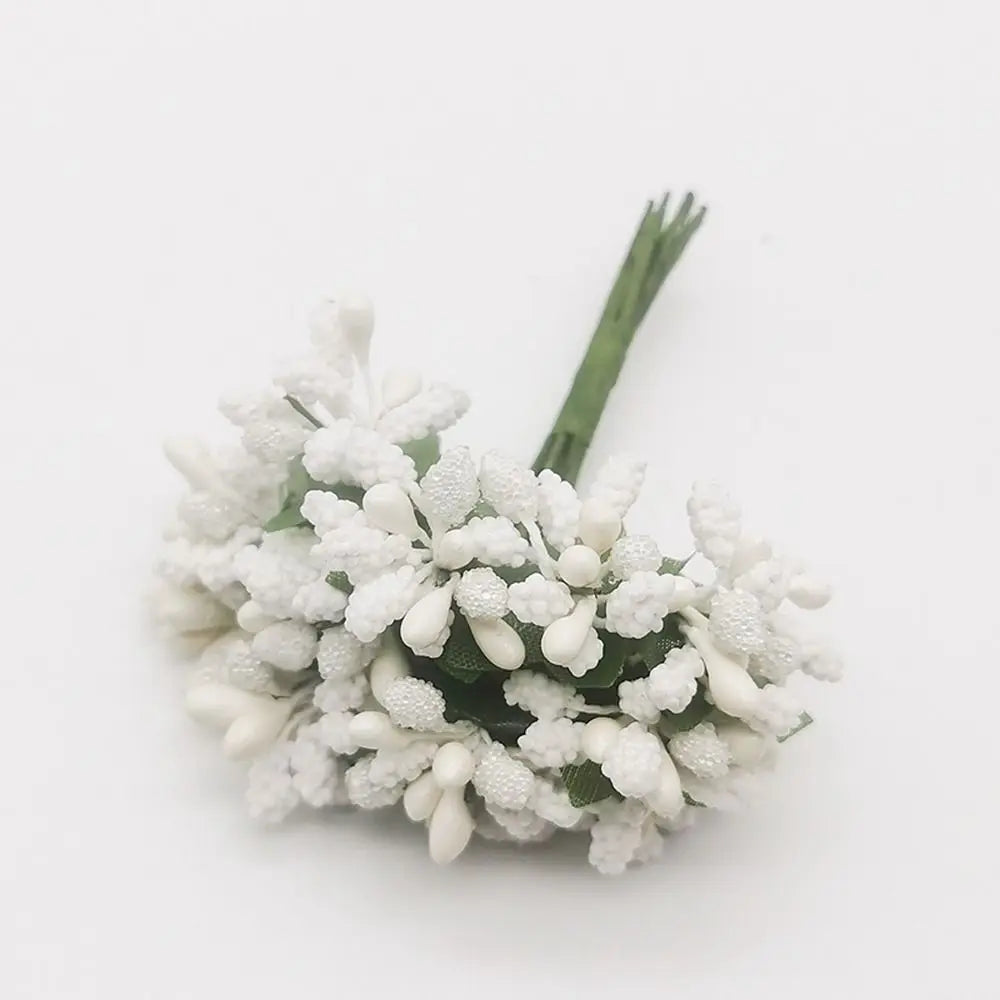 bouquet fleurs artificielles petites feuilles vertes décoration mariage fête intérieur fleurs soie décoratives