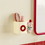 organisateur mural adhésif moderne porte accessoires coiffeuse rangement pratique rond simple