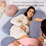 coussin maternité forme mousse mémoire forme gris velours doux support ventre confortable