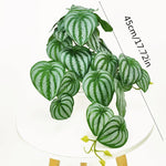 plantes artificielles feuilles vertes modernes sans pot extérieures 58cm 50cm