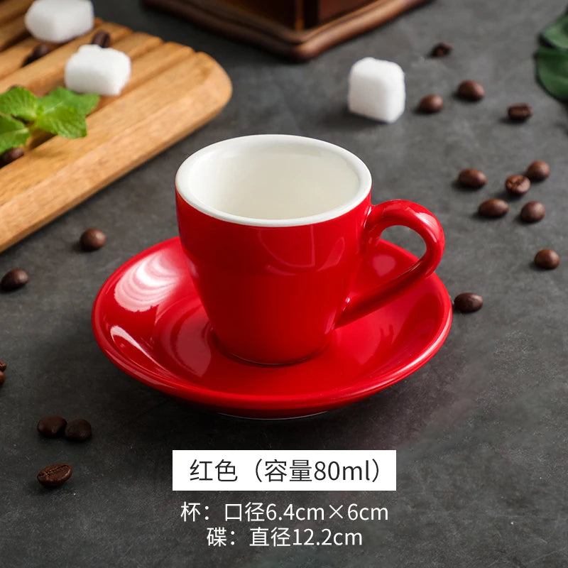 tasses céramique porcelaine sous tasses couleur unies moderne respectueux environnement bleu vert orange jaune