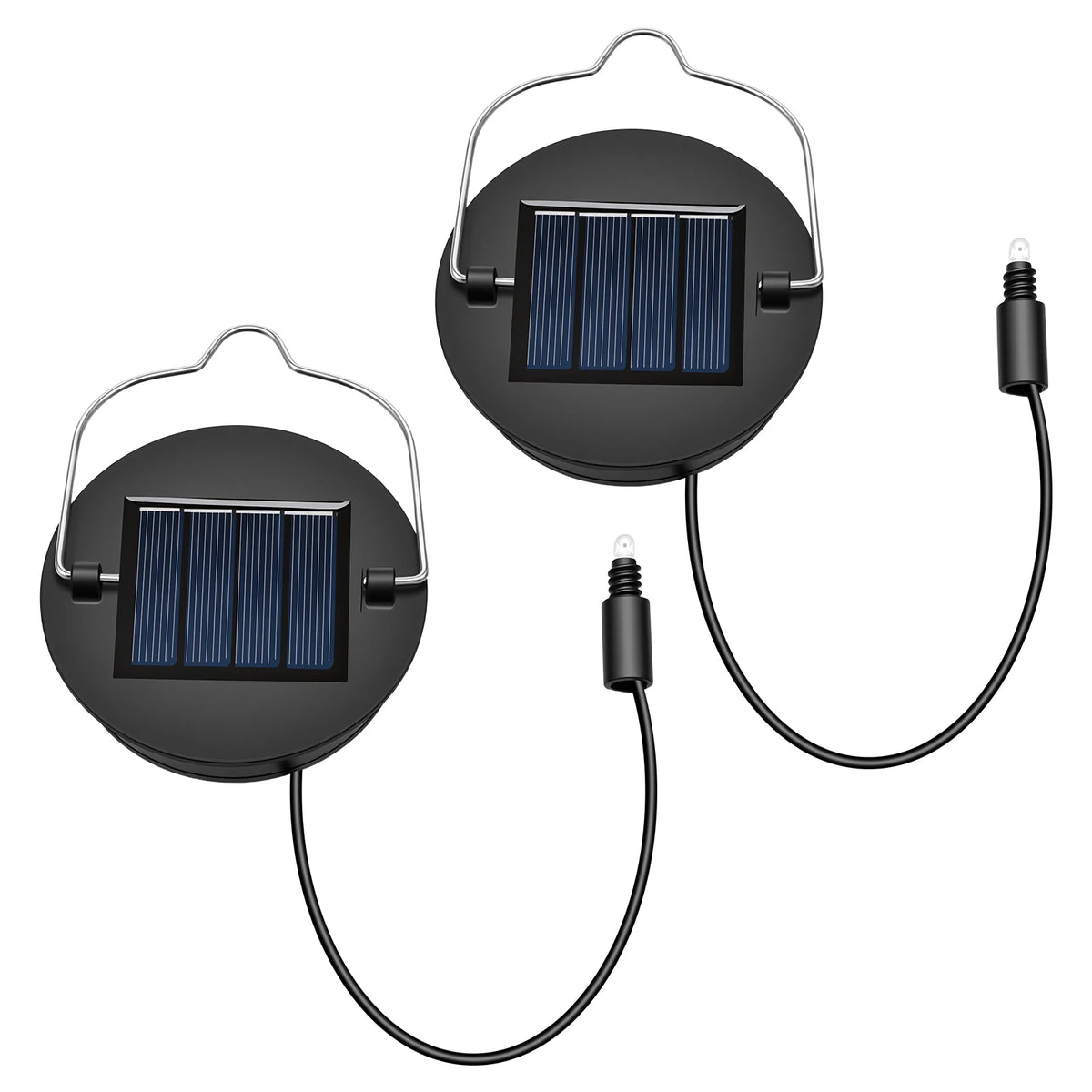 remplacement sommet lanterne solaire panneau solaire texturé moderne noir argentéextérieur led