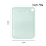 planches découper rectangulaires plastique pp vert pastel rose clair blanc moderne respectueux environnement