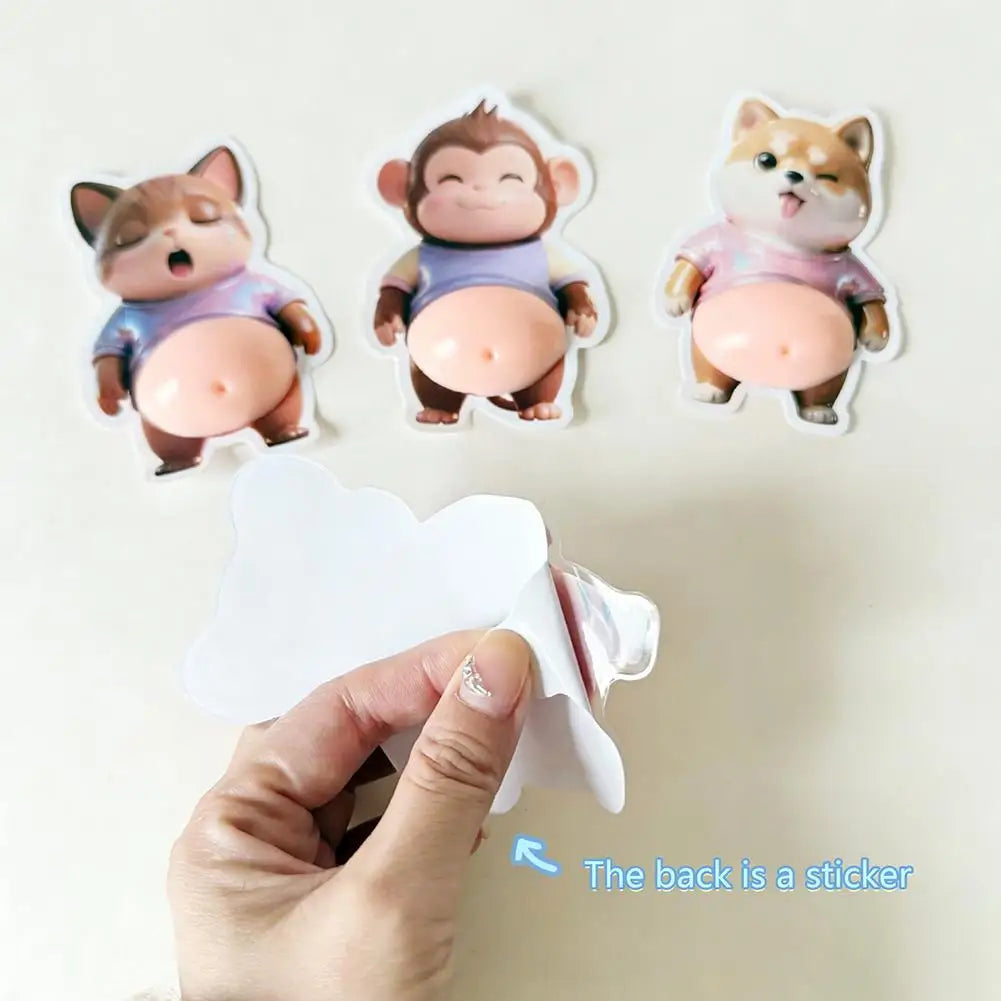 sticker autocollant animal cartoon violet beige rose noir blanc chien chat singeintérieur decoration