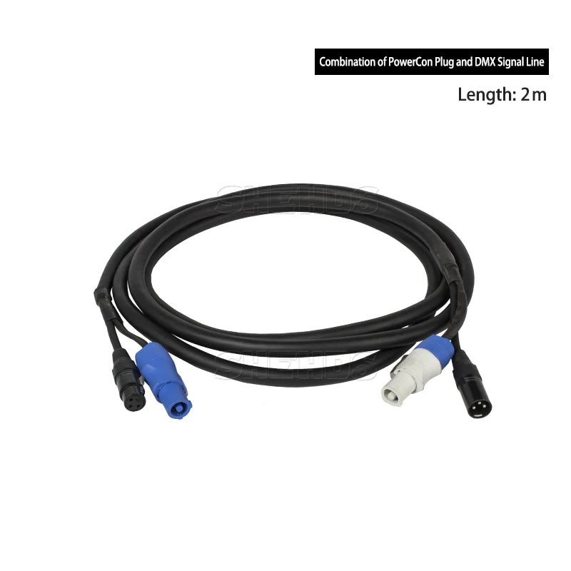 câble électrique noir bleu dmx adhésif connecteur scène dj moderne 110v 240v
