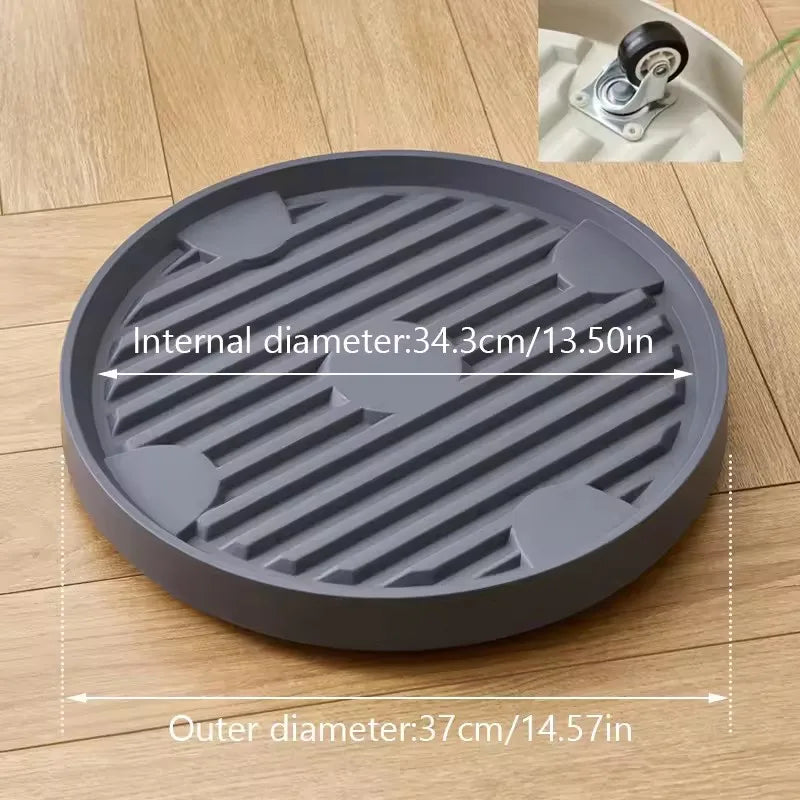 support plante gris blanc rayures horizontales moderne portable amovible robuste