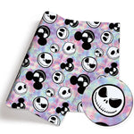 tissu coton imprimé personnages animés stitch minnie daisy carl enfants 140x50cm