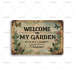 décoration murale vintage plaque métal fleurs papillons bois rétro nostalgieintérieur extérieur