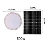 lampe solaire plafonnier moderne blanc grille ip67 100w 200w 300w 400w 500w 60w