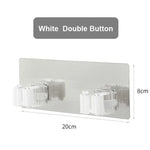 supports murals adhésifs transparents blancs modernes balais aspirateurs multifonctions PVC respectueux environnement