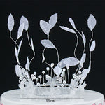 décoration gâteau cygne transparent plumes blanches paillettes argentées mariage anniversaire saint valentin festive