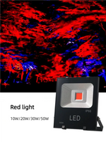 projecteur led noir moderne ip66 étanche télécommande rgbextérieur jardin parc