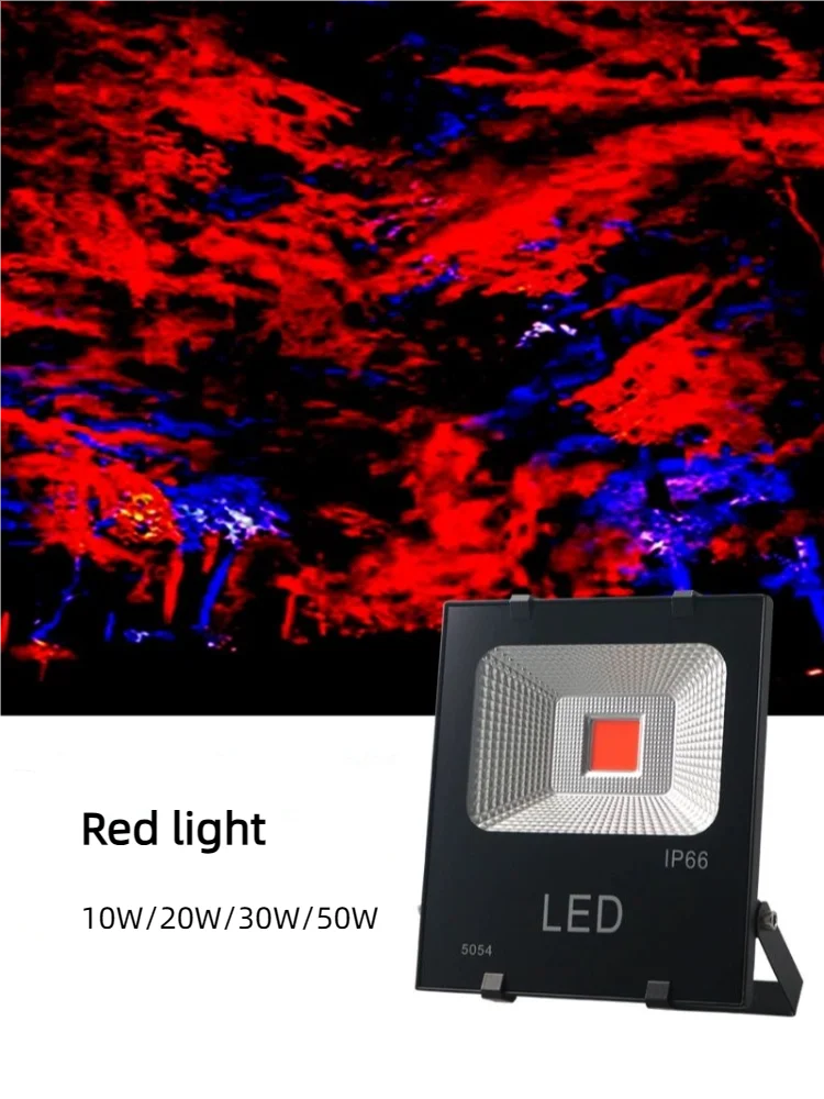 projecteur led noir moderne ip66 étanche télécommande rgbextérieur jardin parc