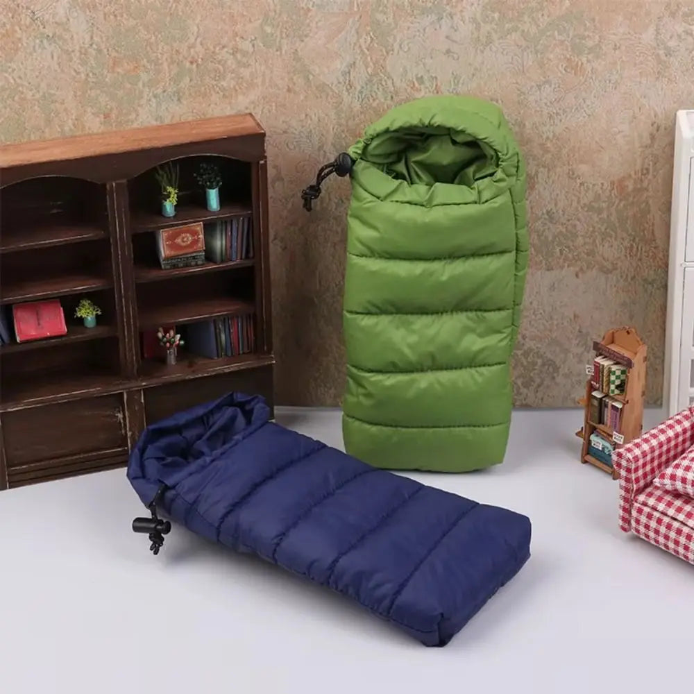 sac couchage miniature 14 ans plus tissu texture mat bleu vert rouge blanc noir