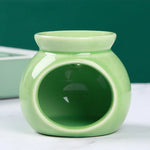 diffuseur d'odeurs brûleur d'arômes bougie céramique moderne vert bleu rouge rose jaune blanc salon