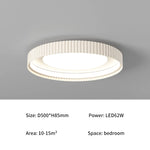 plafonniers led modernes blanc noir rayures verticales éclairage quotidien cuisine salle manger télécommande minimaliste