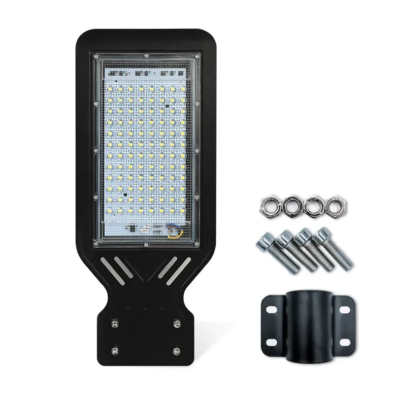 lampe rue led moderne étanche noir blanc ip65 ac220v fluxlumineux