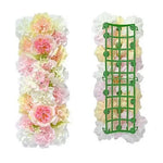 guirlande florale artificielle décoration maison blanc rose pâle vert clair clips romantiqueintérieur