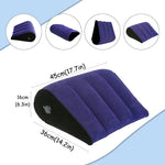 coussin d'angle velours violet noir confortable gonflable corps literie voyage