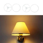 supports lampe blancs modernes ronds 40cm 35cm 30cm 25cm 20cm 15cm