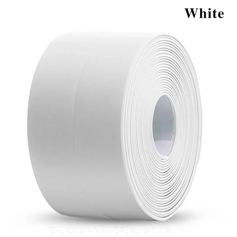 ruban adhésif pvc étanche auto collant anti moisissure blanc moderne salle bains cuisine toilettes